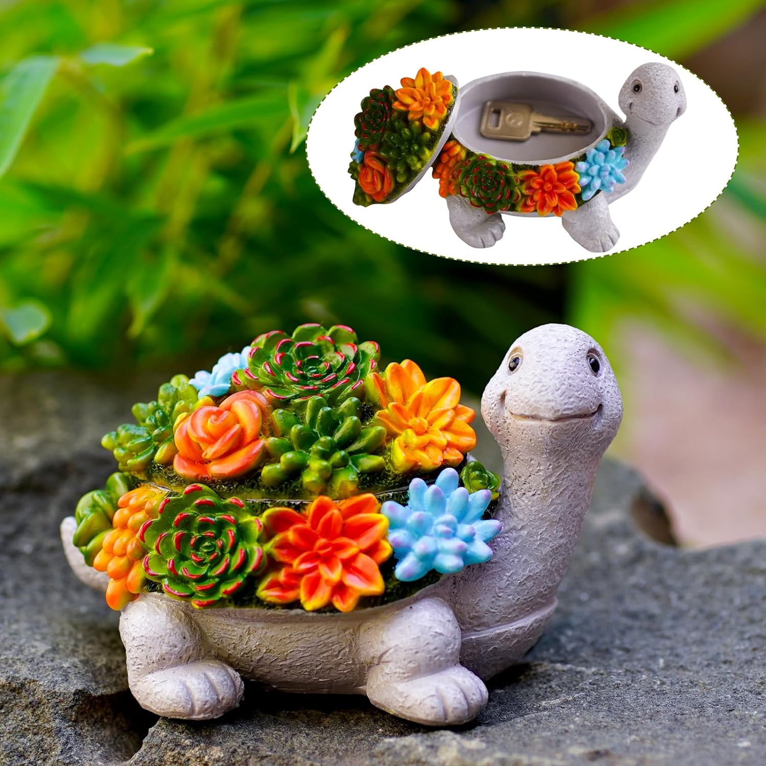Key Lock Box for Outside, Garden Decor, Indoor Decoration Key Lock Box for Outside, Garden Decor, Indoor Decoration